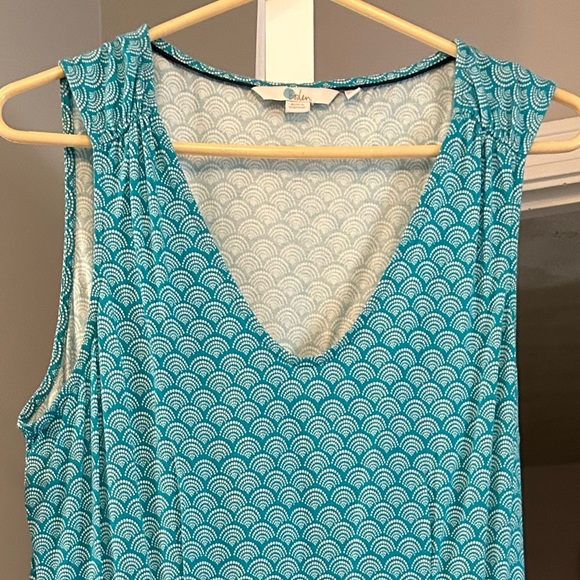 BODEN BLUE AND WHITE DRESS - Picture 2 of 4